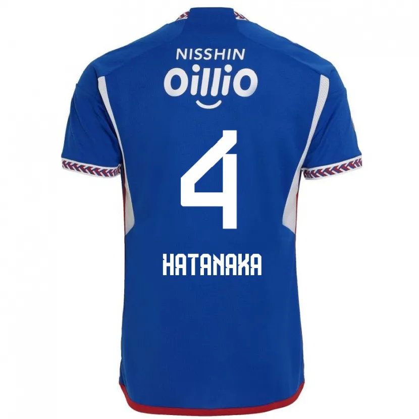 Danxen Heren Shinnosuke Hatanaka #4 Blauw Wit Rood Thuisshirt Thuistenue 2024/25 T-Shirt