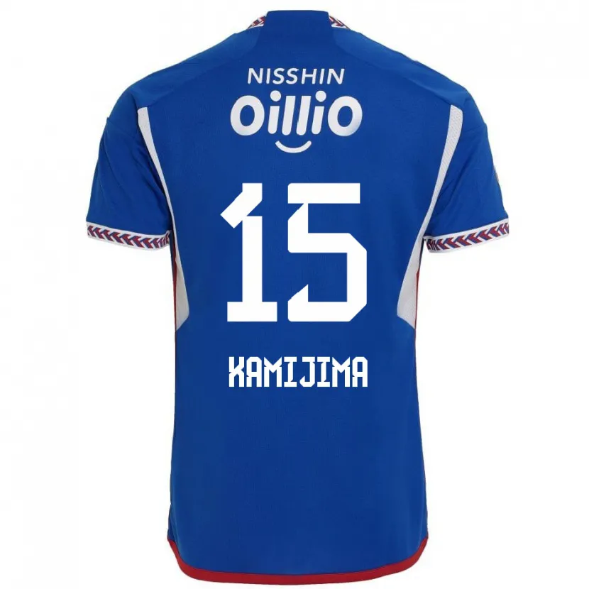 Danxen Heren Takumi Kamijima #15 Blauw Wit Rood Thuisshirt Thuistenue 2024/25 T-Shirt