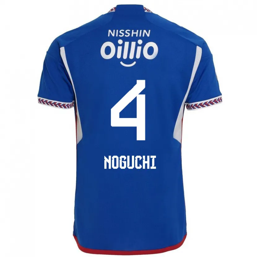 Danxen Heren Reno Noguchi #4 Blauw Wit Rood Thuisshirt Thuistenue 2024/25 T-Shirt