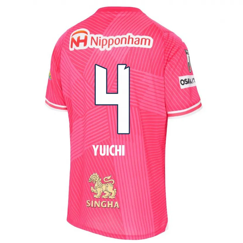 Danxen Heren Yuichi Hirano #4 Roze Wit Thuisshirt Thuistenue 2024/25 T-Shirt