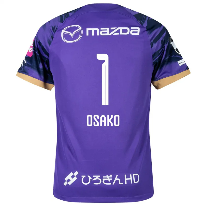 Danxen Heren Keisuke Osako #1 Paars Wit Thuisshirt Thuistenue 2024/25 T-Shirt