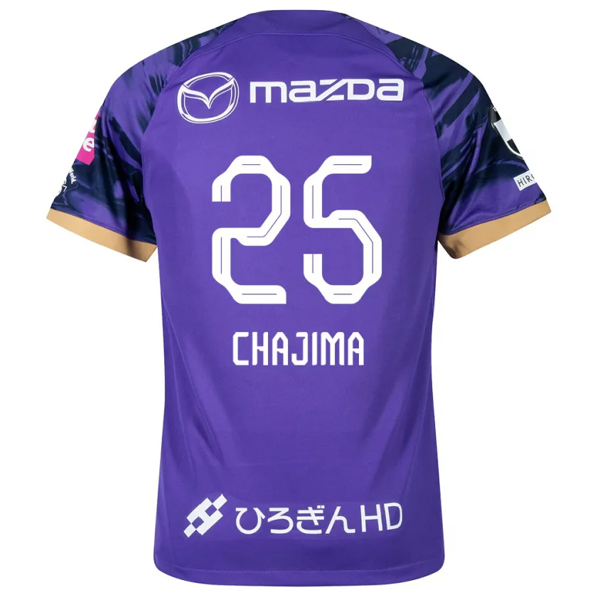 Danxen Heren Yusuke Chajima #25 Paars Wit Thuisshirt Thuistenue 2024/25 T-Shirt