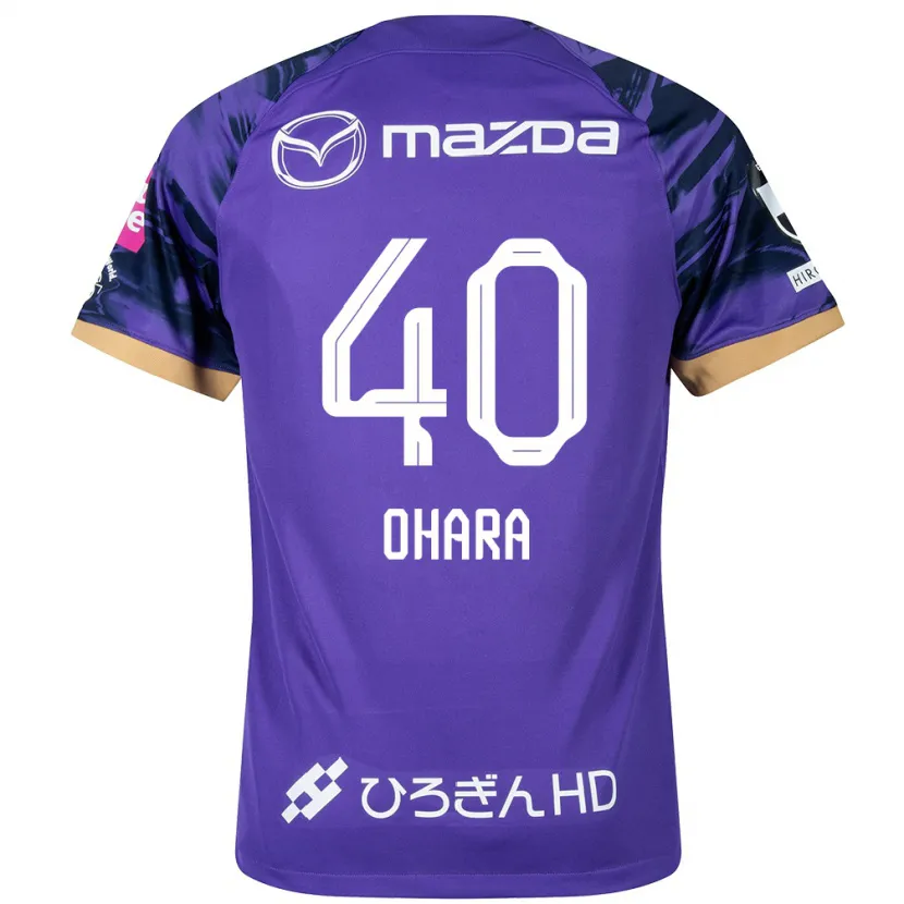 Danxen Heren Motoki Ohara #40 Paars Wit Thuisshirt Thuistenue 2024/25 T-Shirt