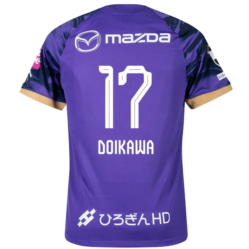 Danxen Heren Haruto Doikawa #17 Paars Wit Thuisshirt Thuistenue 2024/25 T-Shirt