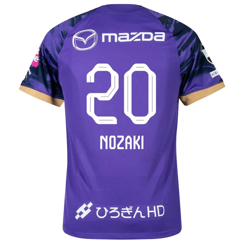 Danxen Heren Kota Nozaki #20 Paars Wit Thuisshirt Thuistenue 2024/25 T-Shirt