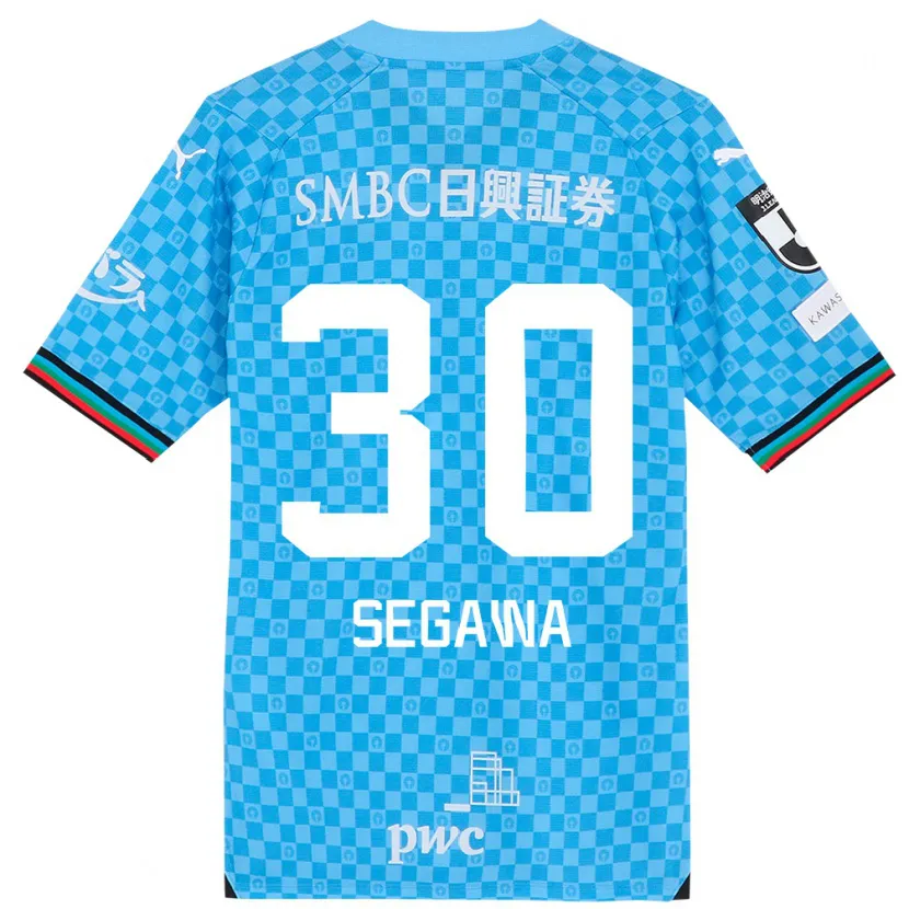 Danxen Heren Yusuke Segawa #30 Azuur Blauw Thuisshirt Thuistenue 2024/25 T-Shirt