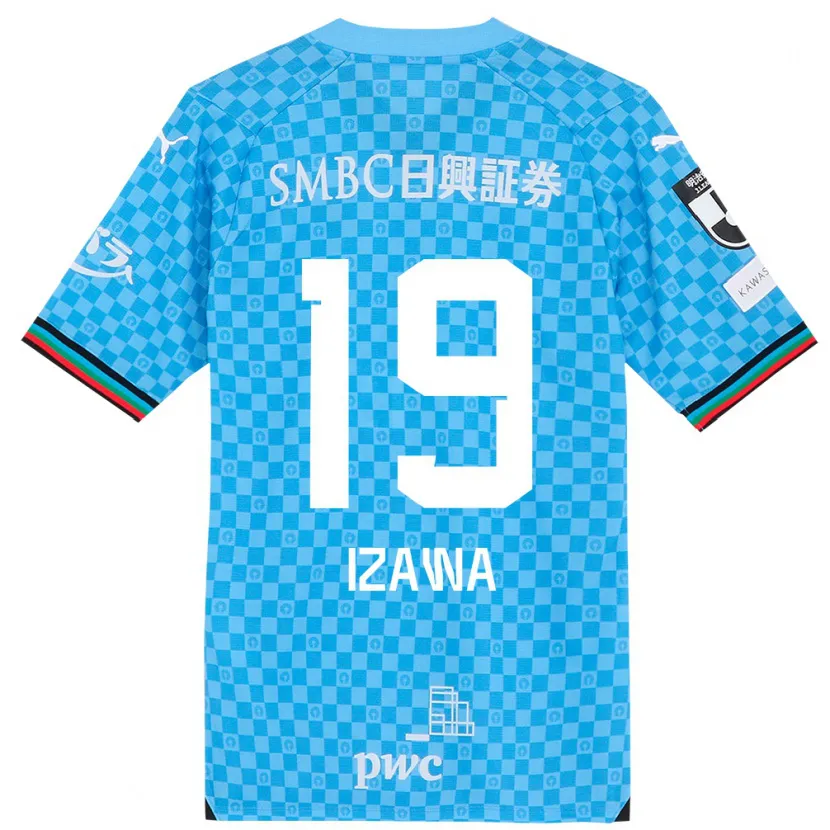 Danxen Heren Haruki Izawa #19 Azuur Blauw Thuisshirt Thuistenue 2024/25 T-Shirt