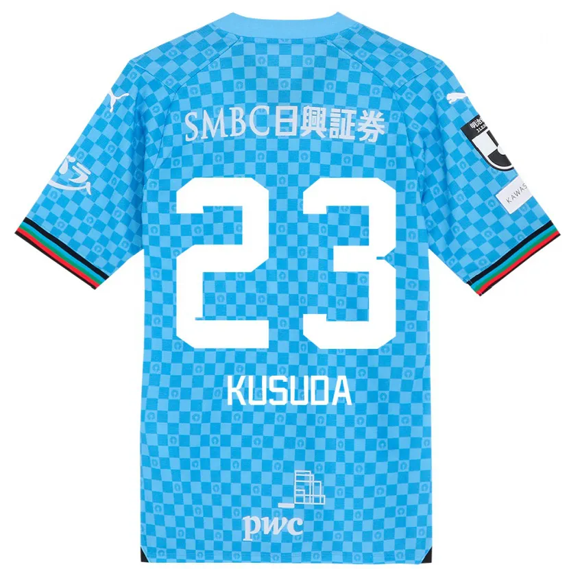 Danxen Heren Haruki Kusuda #23 Azuur Blauw Thuisshirt Thuistenue 2024/25 T-Shirt