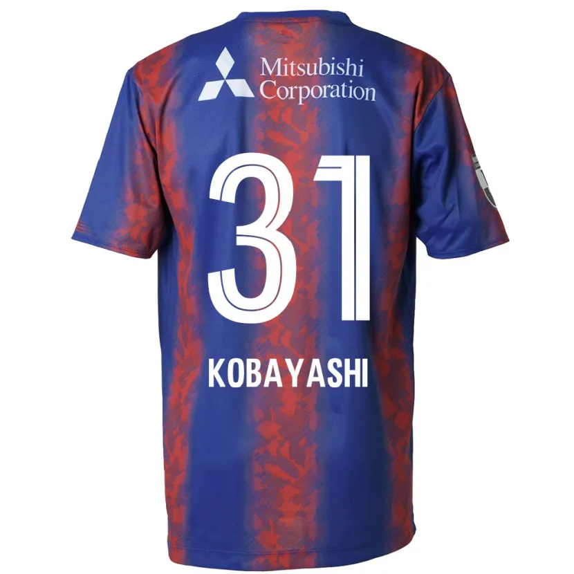 Danxen Heren Masataka Kobayashi #31 Blauw Rood Thuisshirt Thuistenue 2024/25 T-Shirt