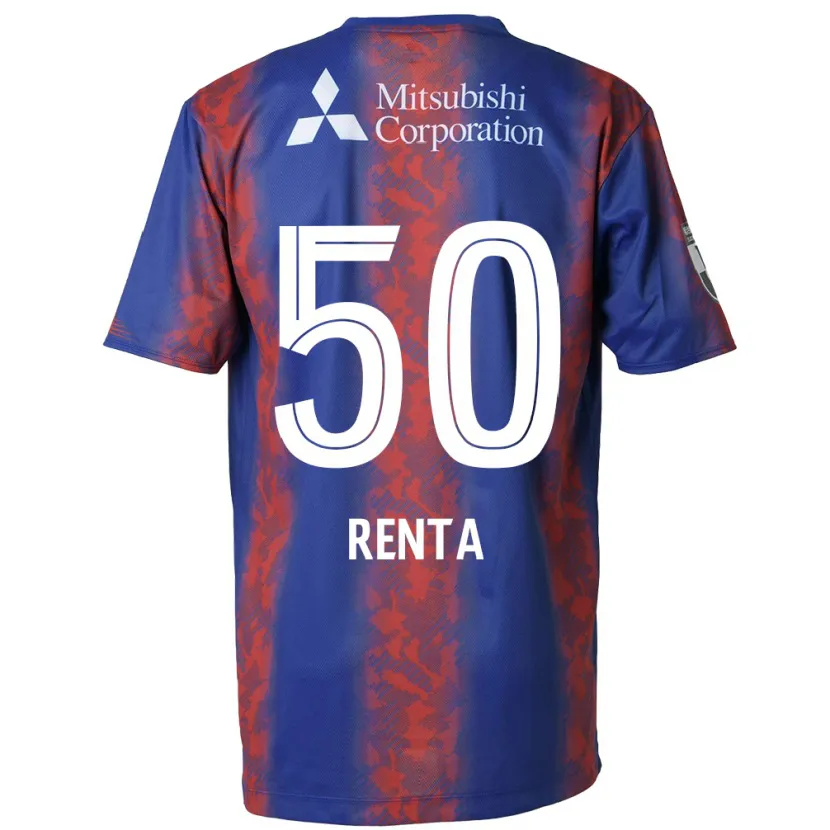 Danxen Heren Renta Higashi #50 Blauw Rood Thuisshirt Thuistenue 2024/25 T-Shirt