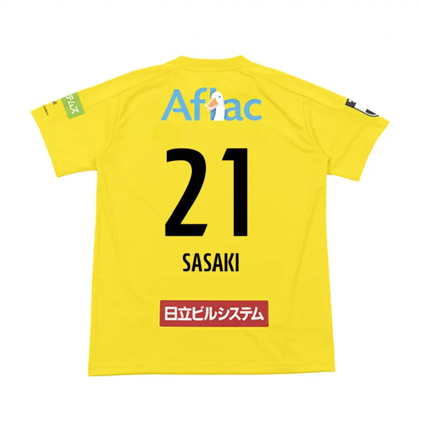 Danxen Heren Masato Sasaki #21 Geel Zwart Thuisshirt Thuistenue 2024/25 T-Shirt