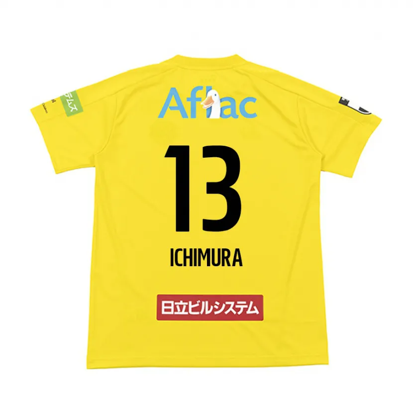 Danxen Heren Ken Ichimura #13 Geel Zwart Thuisshirt Thuistenue 2024/25 T-Shirt