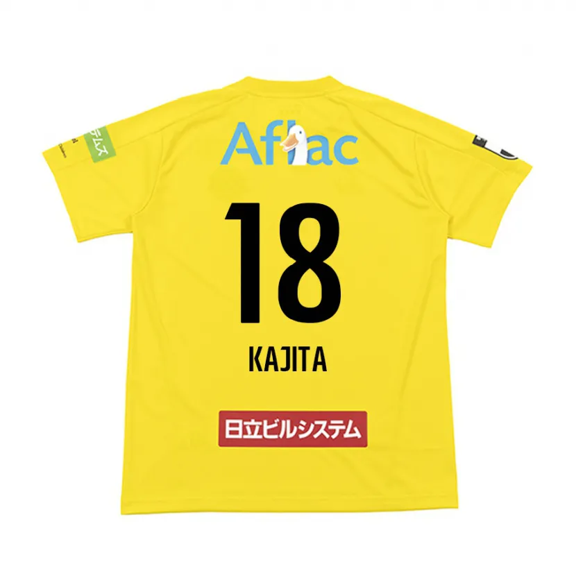 Danxen Heren Kento Kajita #18 Geel Zwart Thuisshirt Thuistenue 2024/25 T-Shirt