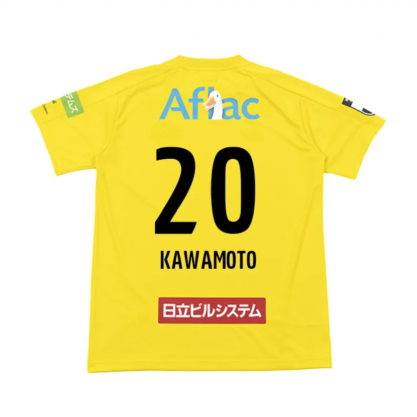 Danxen Heren Daizen Kawamoto #20 Geel Zwart Thuisshirt Thuistenue 2024/25 T-Shirt