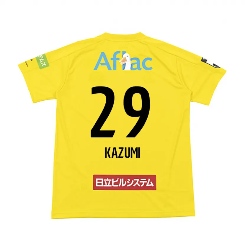 Danxen Heren Takuto Kazumi #29 Geel Zwart Thuisshirt Thuistenue 2024/25 T-Shirt