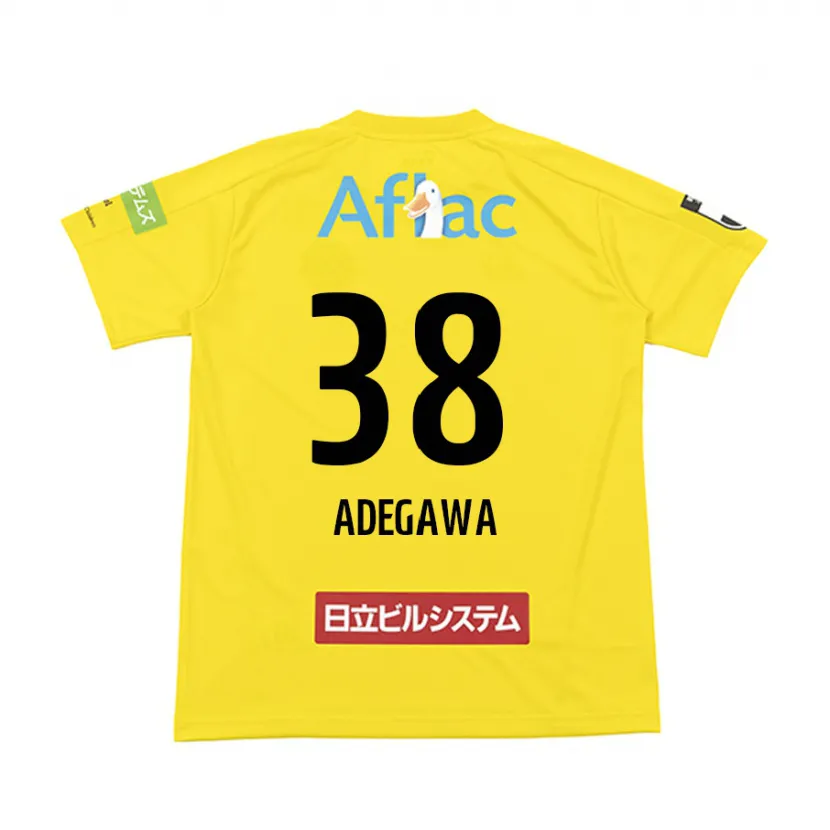 Danxen Heren Koa Adegawa #38 Geel Zwart Thuisshirt Thuistenue 2024/25 T-Shirt