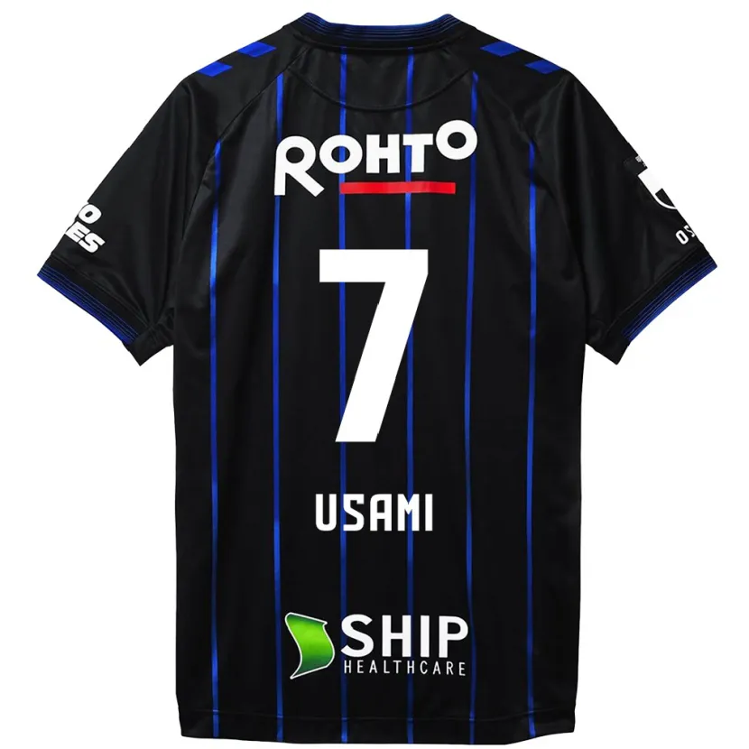 Danxen Heren Takashi Usami #7 Zwart Blauw Thuisshirt Thuistenue 2024/25 T-Shirt