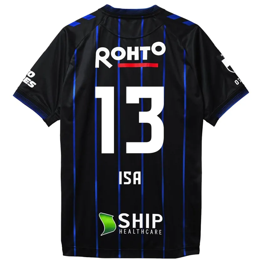 Danxen Heren Isa Sakamoto #13 Zwart Blauw Thuisshirt Thuistenue 2024/25 T-Shirt