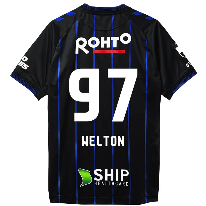 Danxen Heren Welton #97 Zwart Blauw Thuisshirt Thuistenue 2024/25 T-Shirt