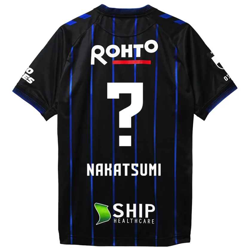 Danxen Heren Naru Nakatsumi #0 Zwart Blauw Thuisshirt Thuistenue 2024/25 T-Shirt