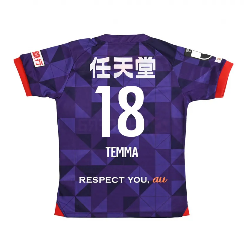 Danxen Heren Temma Matsuda #18 Paars Wit Thuisshirt Thuistenue 2024/25 T-Shirt