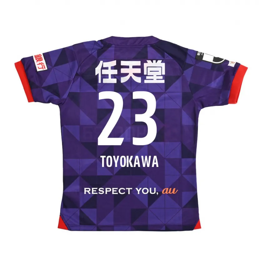 Danxen Heren Yuta Toyokawa #23 Paars Wit Thuisshirt Thuistenue 2024/25 T-Shirt