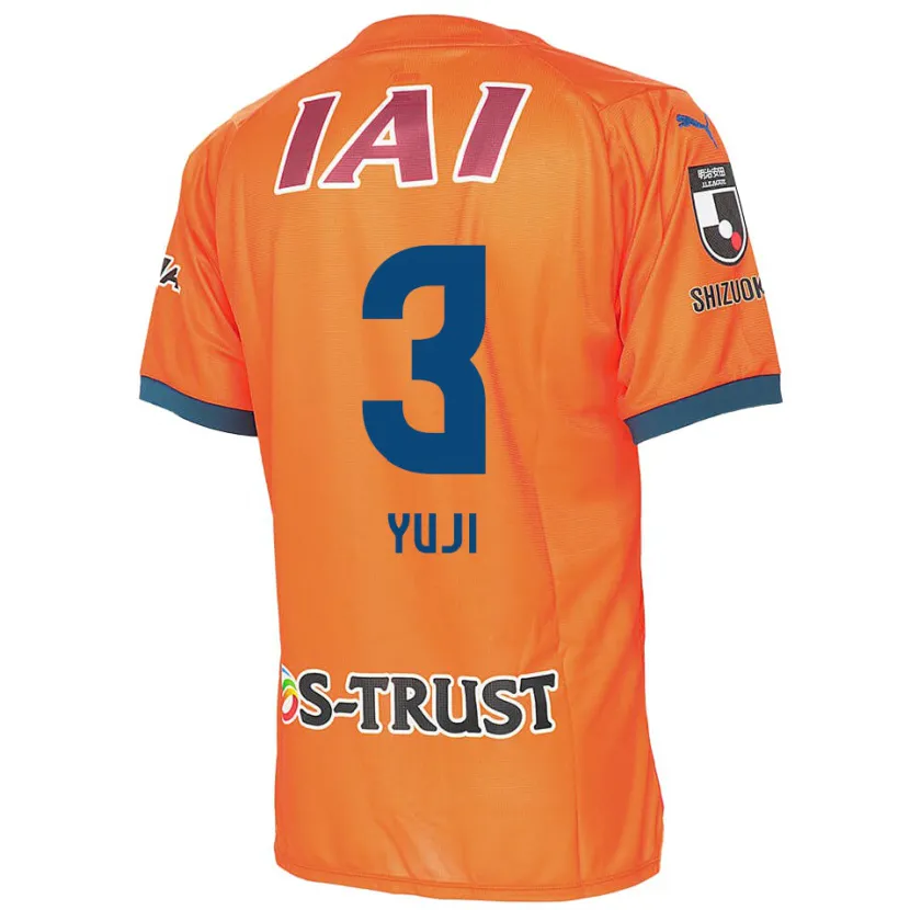 Danxen Heren Yuji Takahashi #3 Oranje Blauw Thuisshirt Thuistenue 2024/25 T-Shirt