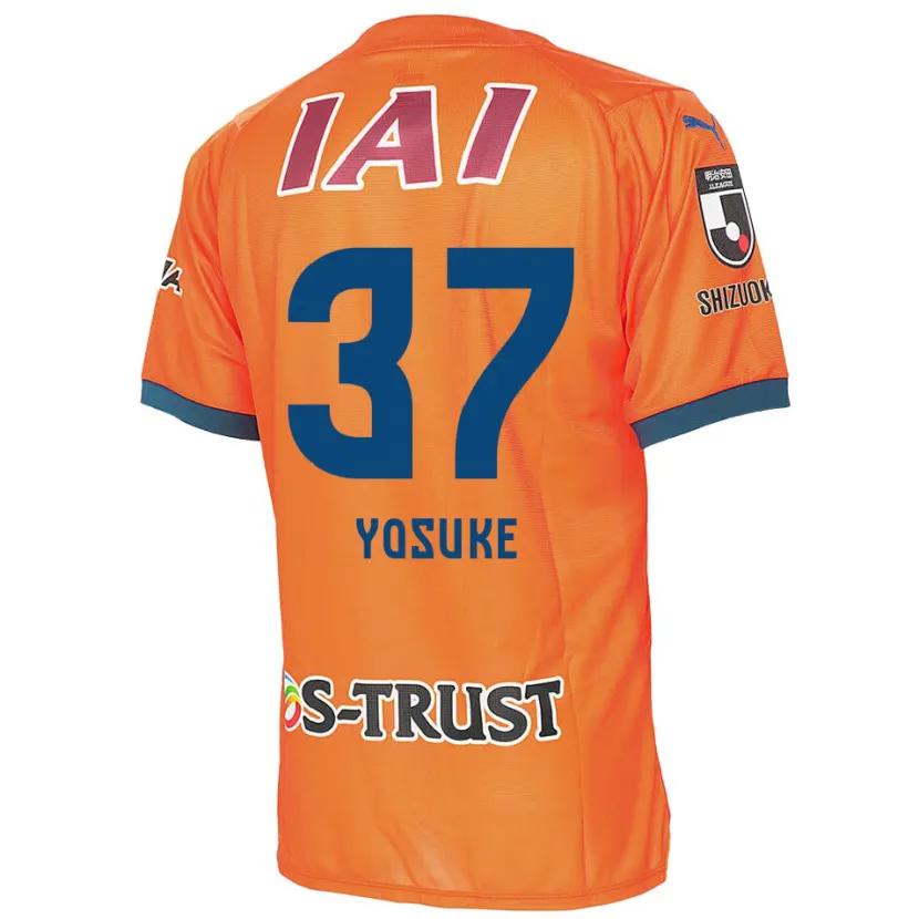 Danxen Heren Yosuke Morishige #37 Oranje Blauw Thuisshirt Thuistenue 2024/25 T-Shirt