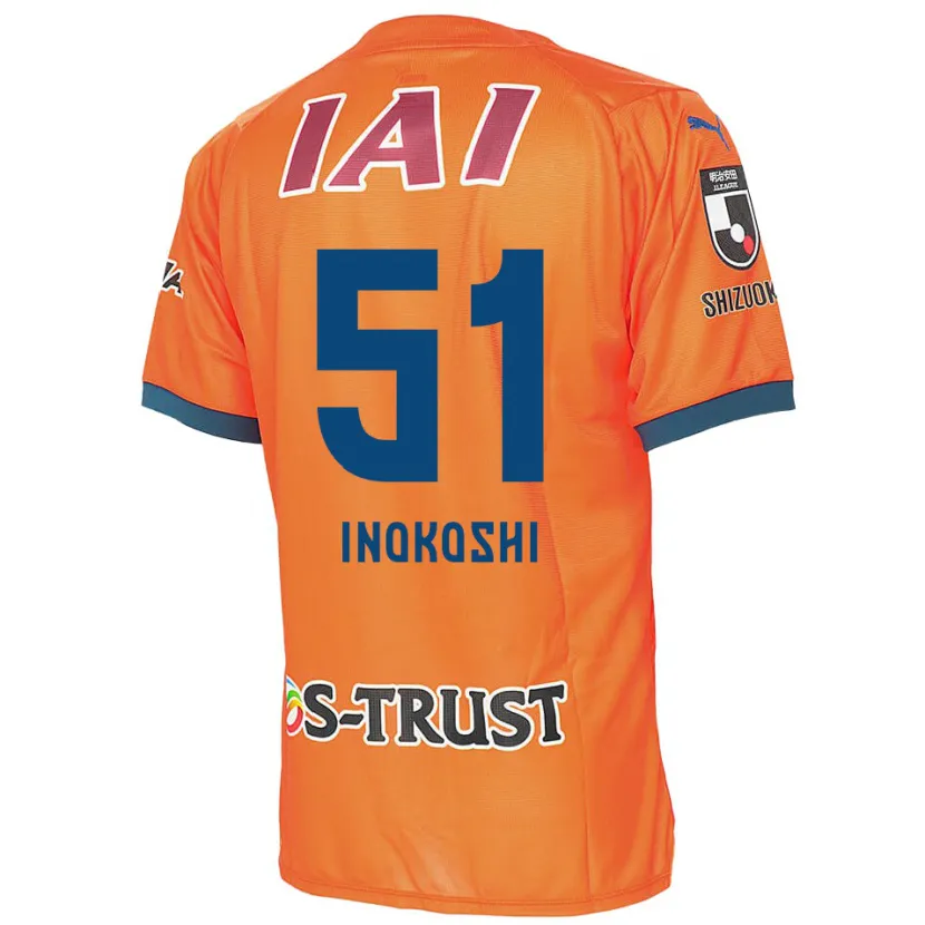 Danxen Heren Yui Inokoshi #51 Oranje Blauw Thuisshirt Thuistenue 2024/25 T-Shirt