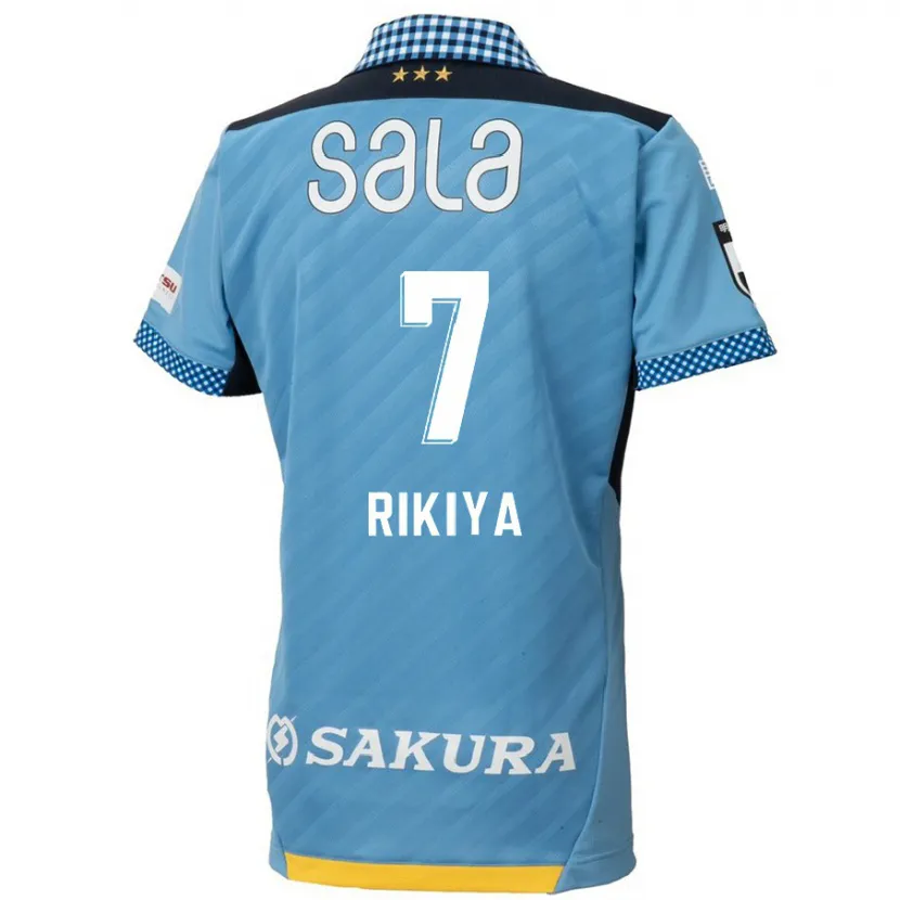 Danxen Heren Rikiya Uehara #7 Blauw Zwart Thuisshirt Thuistenue 2024/25 T-Shirt