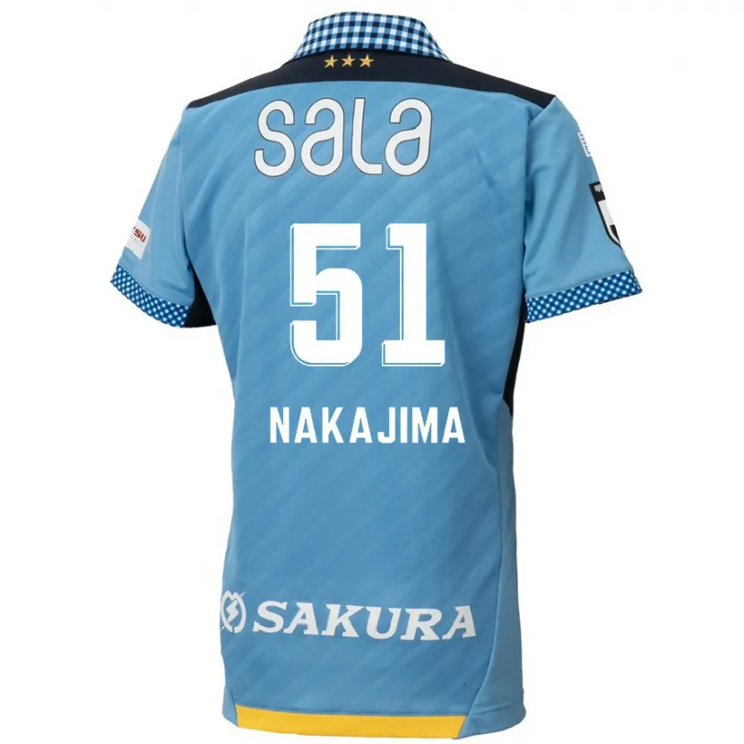 Danxen Heren Keitaro Nakajima #51 Blauw Zwart Thuisshirt Thuistenue 2024/25 T-Shirt