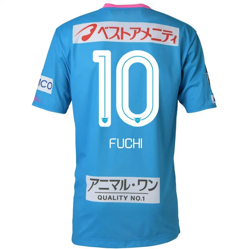 Danxen Heren Fuchi Honda #10 Blauw Roze Thuisshirt Thuistenue 2024/25 T-Shirt