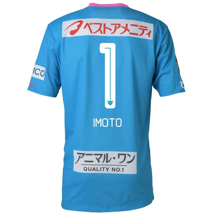 Danxen Heren Kota Imoto #1 Blauw Roze Thuisshirt Thuistenue 2024/25 T-Shirt