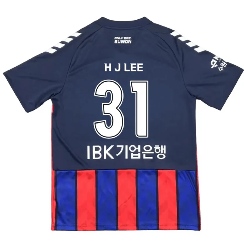 Danxen Heren Jae-Hoon Lee #31 Blauw Rood Thuisshirt Thuistenue 2024/25 T-Shirt