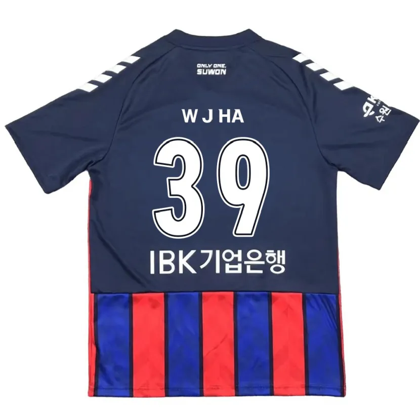 Danxen Heren Jung-Woo Ha #39 Blauw Rood Thuisshirt Thuistenue 2024/25 T-Shirt