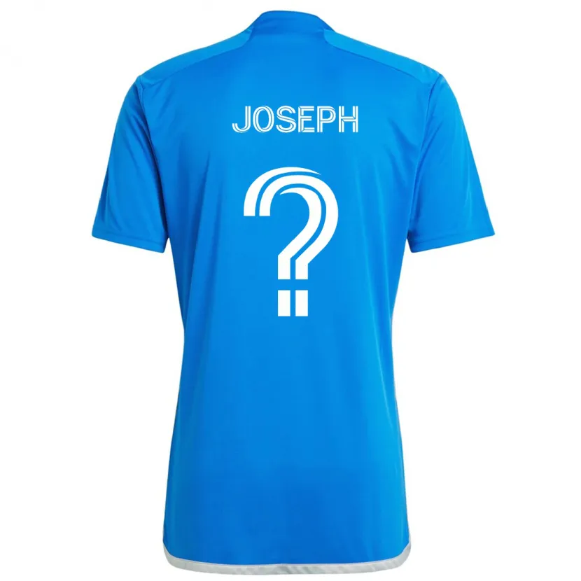 Danxen Heren Sebastien Joseph #0 Blauw Wit Thuisshirt Thuistenue 2024/25 T-Shirt