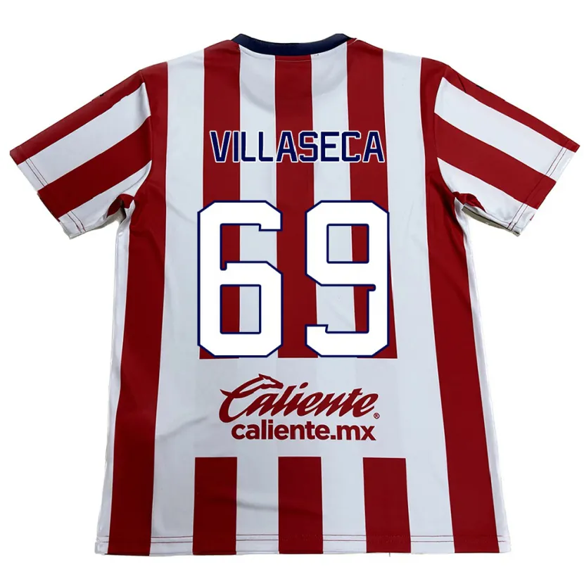 Danxen Heren Daniel Villaseca #69 Rood Wit Thuisshirt Thuistenue 2024/25 T-Shirt