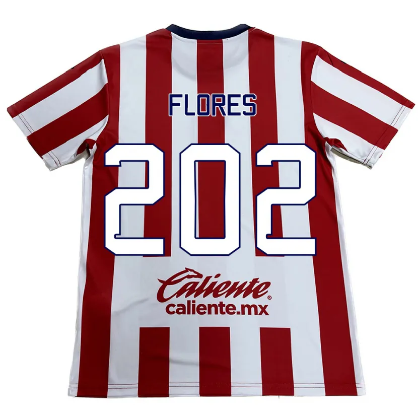 Danxen Heren Daniel Flores #202 Rood Wit Thuisshirt Thuistenue 2024/25 T-Shirt