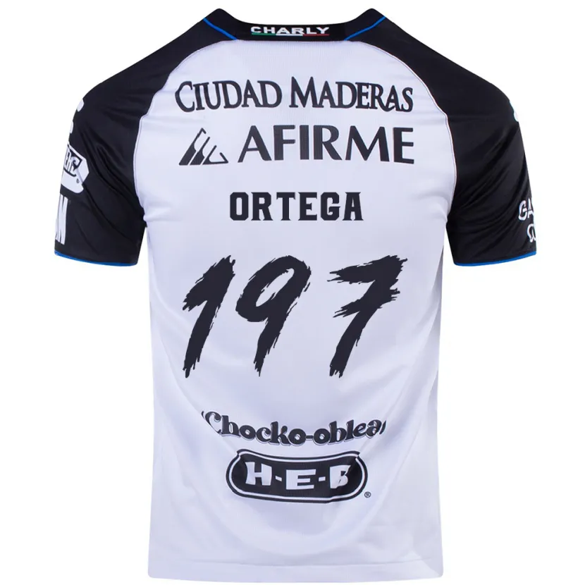 Danxen Heren Javier Ortega #197 Zwart Blauw Thuisshirt Thuistenue 2024/25 T-Shirt