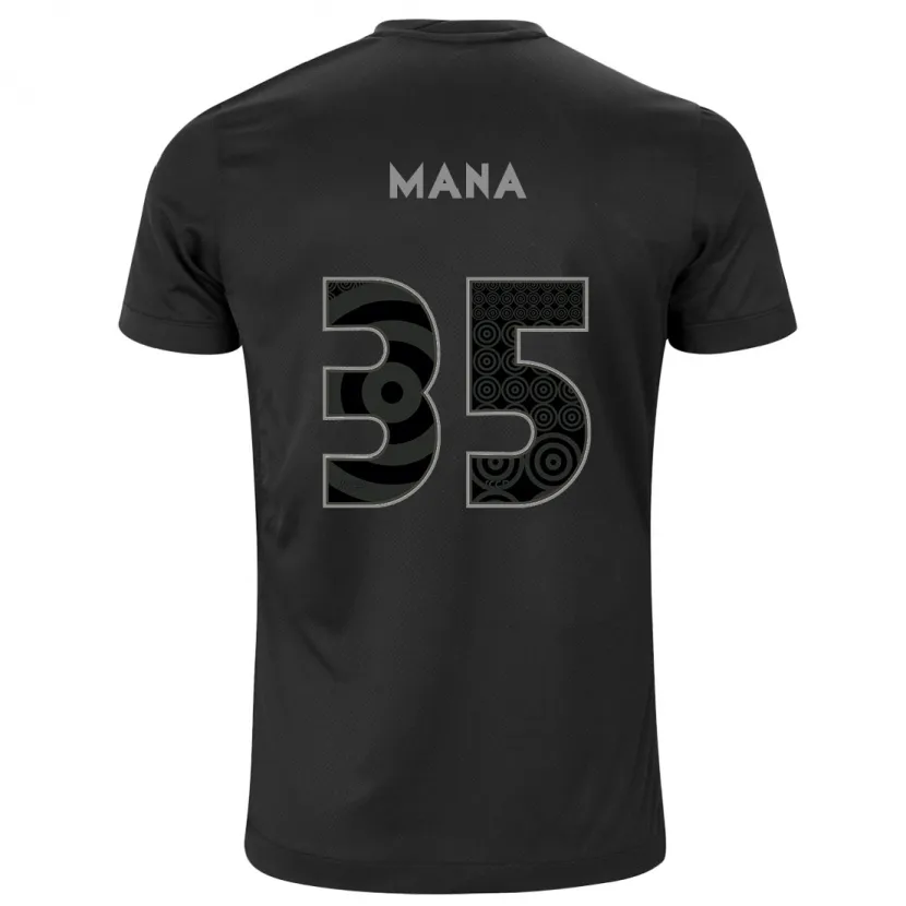 Danxen Heren Léo Mana #35 Zwart Uitshirt Uittenue 2024/25 T-Shirt