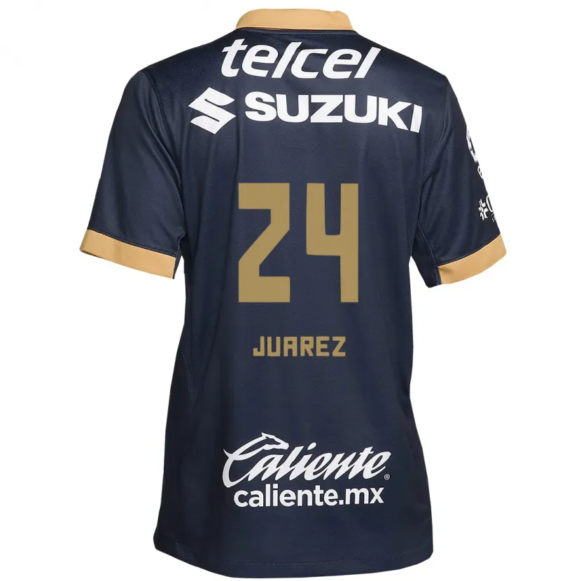 Danxen Heren Gabriela Juarez #24 Obsidiaan Goud Wit Uitshirt Uittenue 2024/25 T-Shirt