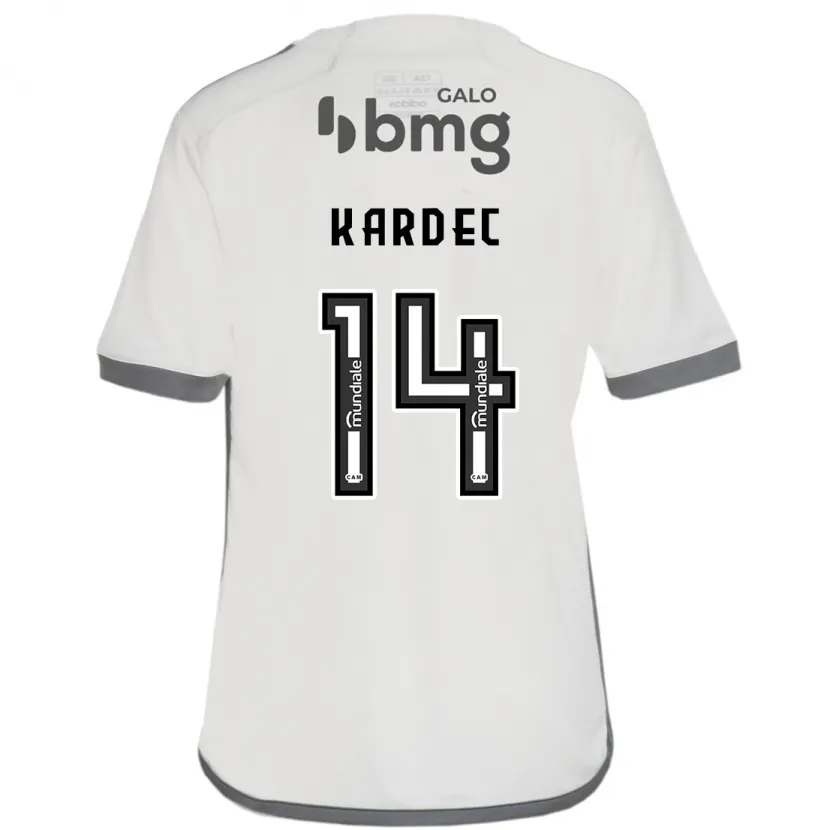 Danxen Heren Alan Kardec #14 Gebroken Wit Uitshirt Uittenue 2024/25 T-Shirt