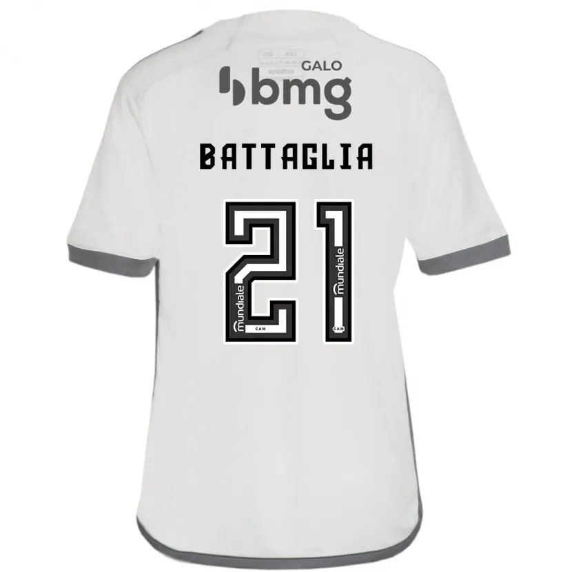 Danxen Heren Rodrigo Battaglia #21 Gebroken Wit Uitshirt Uittenue 2024/25 T-Shirt