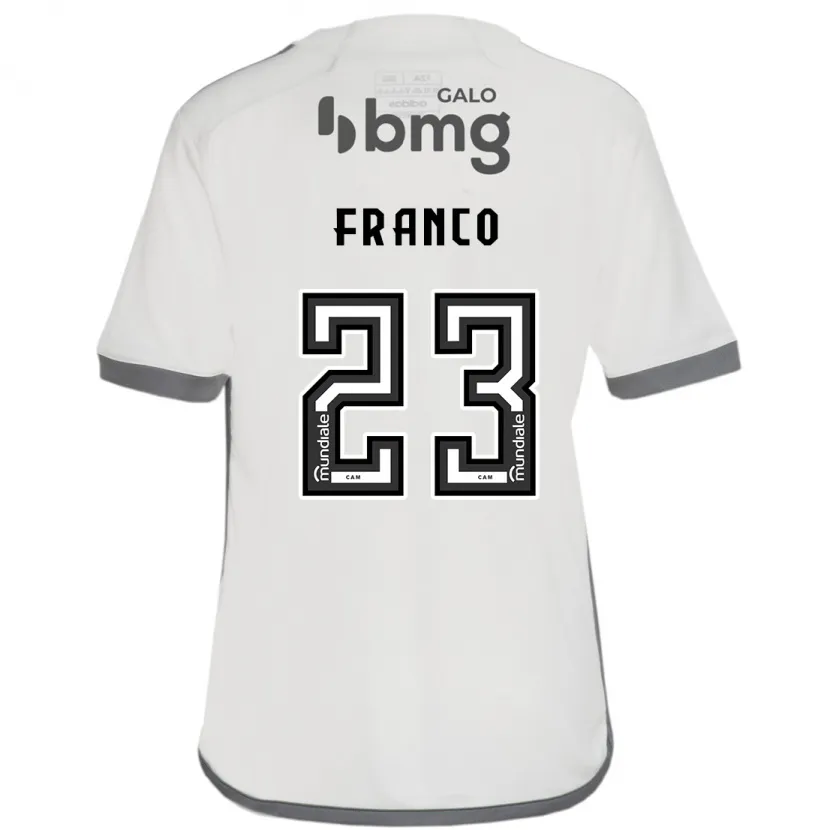 Danxen Heren Alan Franco #23 Gebroken Wit Uitshirt Uittenue 2024/25 T-Shirt