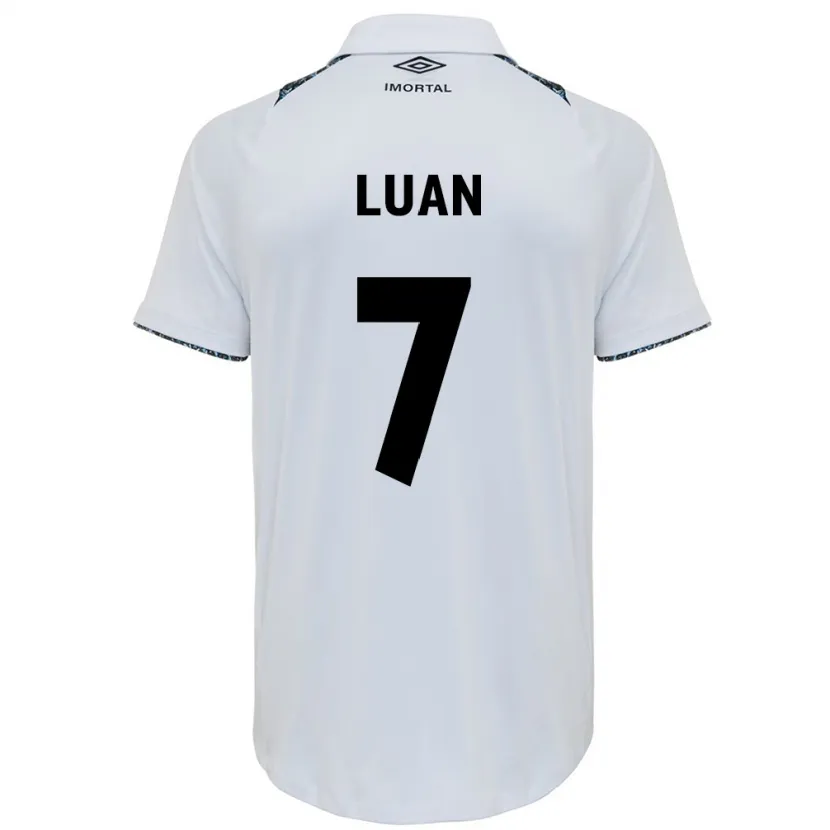 Danxen Heren Luan #7 Wit Blauw Uitshirt Uittenue 2024/25 T-Shirt