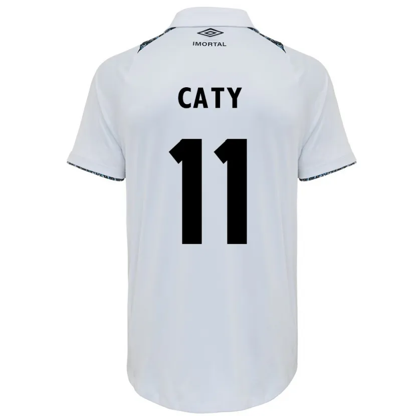 Danxen Heren Caty #11 Wit Blauw Uitshirt Uittenue 2024/25 T-Shirt