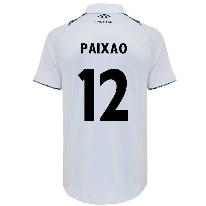 Danxen Heren Iasmin Paixão #12 Wit Blauw Uitshirt Uittenue 2024/25 T-Shirt