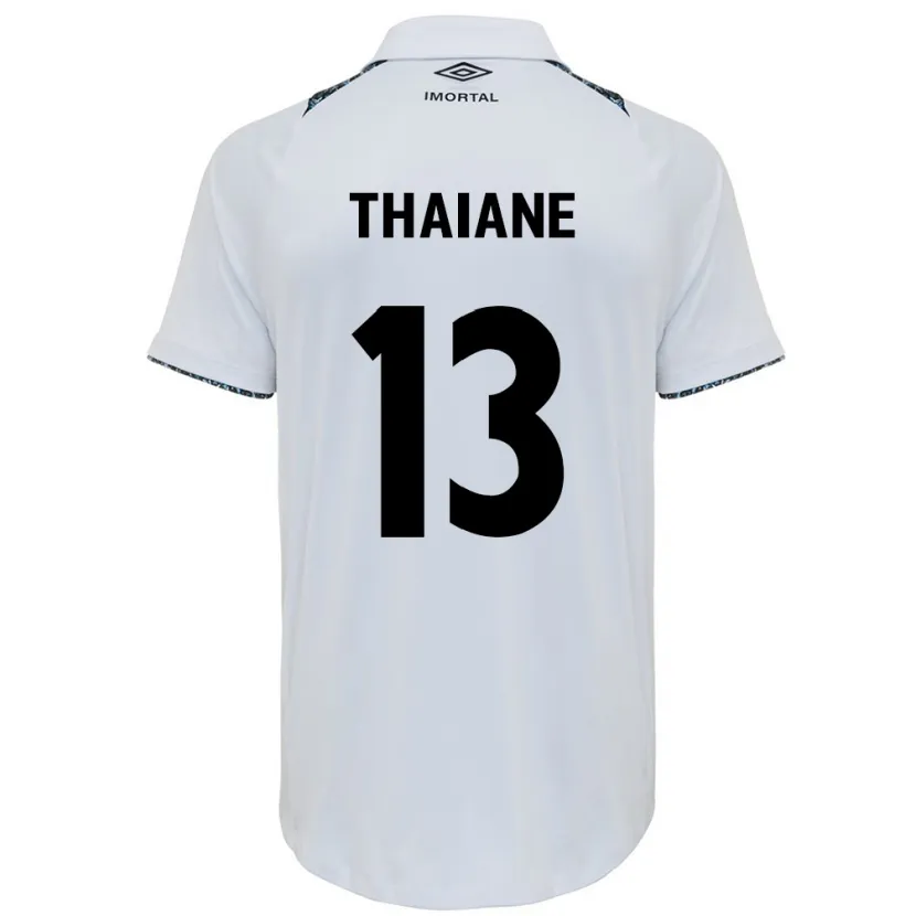 Danxen Heren Thaiane #13 Wit Blauw Uitshirt Uittenue 2024/25 T-Shirt