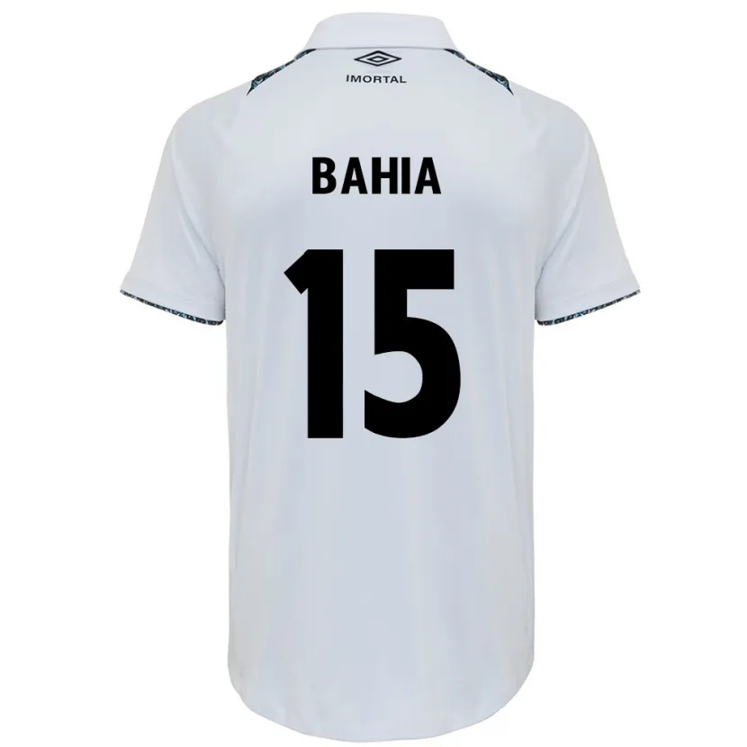 Danxen Heren Raíssa Bahia #15 Wit Blauw Uitshirt Uittenue 2024/25 T-Shirt