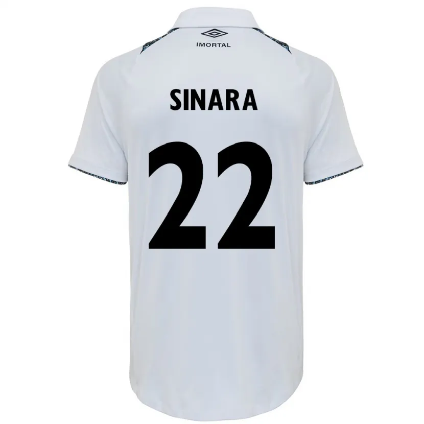 Danxen Heren Sinara #22 Wit Blauw Uitshirt Uittenue 2024/25 T-Shirt